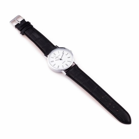 Men's wrist watch, D-4 cm, white dial-3