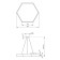 LED LED Geometria Hexagon 66W 4000K 48x8x8x8 black