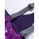 Ski costume for a girl, height 134 cm, purple color