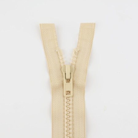 Lightning "Tractor", No. 8, connective, locking machine, 100 cm, ivory color-3