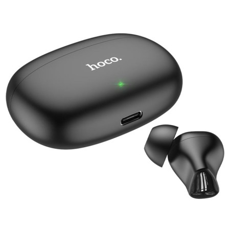 Hoco EW17, TWS headphones, wireless, vacuum, BT 5.3, 30/350 mAh, black-3
