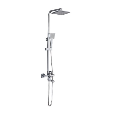 The shower system "RMS" SL144-009DK, tropical shower, shower set, zinc, chromium