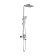 The shower system "RMS" SL144-009DK, tropical shower, shower set, zinc, chromium