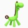 Silicone teether for teeth in the case "Girafics", color mix, crumb I