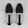 Shoe-shaped pads, 39-45r-r, 2pcs, black color