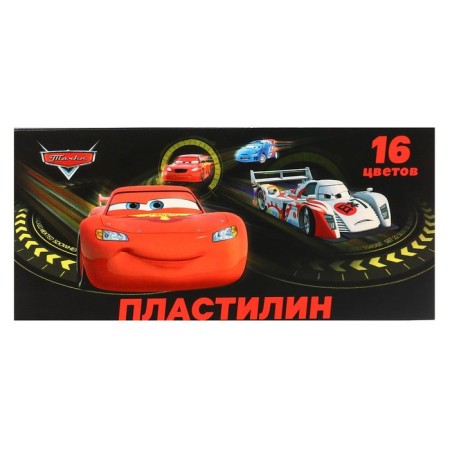 Plasticine 16 colors 240 g "Cars"-4