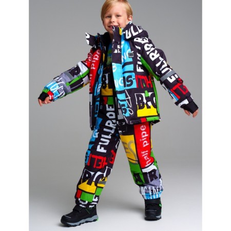 Winter kit for the boy PlayTode: jacket and semi -combineson, height 116 cm-5