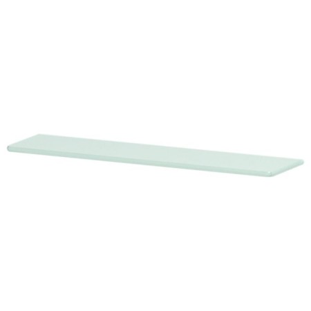 Bathroom shelf, width 40 cm, matte glass