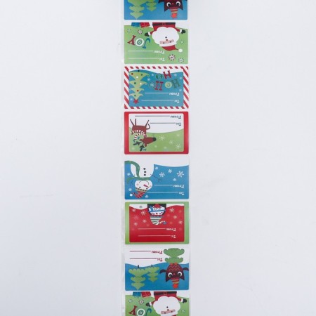 Stickers in the rolon "Lines", 250 pcs, 7.5 x 5 cm-1