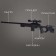 Furia rifle, shoots with bullets, 6 mm