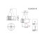 Suspended EVOLUCE lamp. Sle260203-06. Messina. 6x40 watts, E14, 54x54x66 cm, champagne color