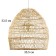 Bayerlux lamp "Sansa" 1he27 15W 35x35x35-135 cm