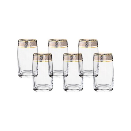 A set of water glasses, the Panto Platinum, Gold Path, 250 ml x 6 pcs.-1
