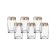 A set of water glasses, the Panto Platinum, Gold Path, 250 ml x 6 pcs.