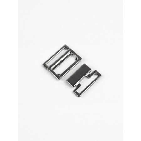Flotter for a swimsuit, metal, 20 mm, silver color-1