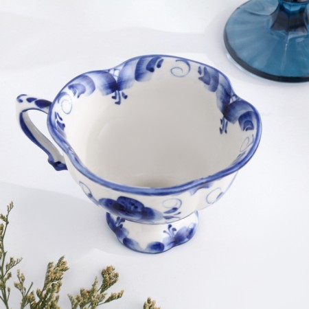 Cup "Yana", 8 x 13 cm, gzhel-2