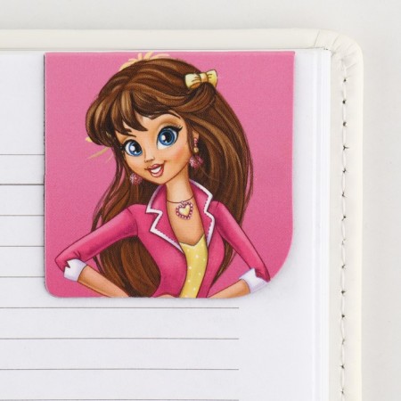 Set of Notepad A6, 32 sheets, stickers, magnetic bookmarks "The most cool"-4