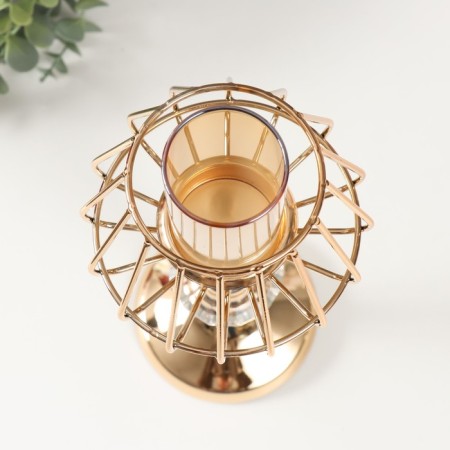 Climber Metal "Flavia" gold d = 4.5cm 13x13x33 cm-2