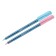 Ballic handle Schneider "Tops 505 F Bubble Gum", node 0.8 mm, blue ink, transparent case