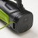 Manual battery flashlight, 15 watts, 1200 mAh, USB, charge indicator, 3 modes