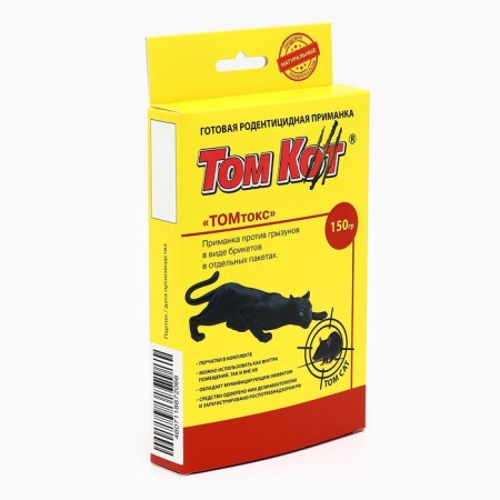 Tests from rodents Tomoks "Tom Cat" in tablets, classic, 150g