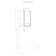 Aquaton Skandi Carder Mirror, 45 cm, white color