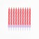Candles for the cake Undigilated "on your birthday", pink, 10 pcs.