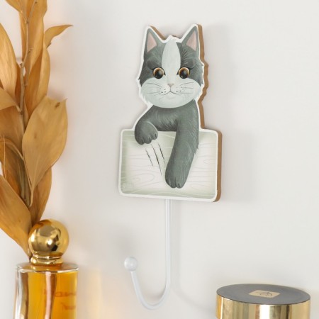 Decorative tree "cat-tsarapy" 8x12 cm-1