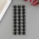 Decorative stickers "Pearls" 1 cm, 27 pcs, black