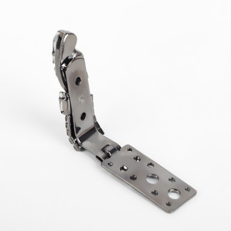 Decorative fastener, 8.5 × 4.4 cm, black/gray color-3