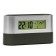 Clock - desktop organizer: alarm clock, thermometer, calendar, 15.1 x 4.7 cm, 2aa