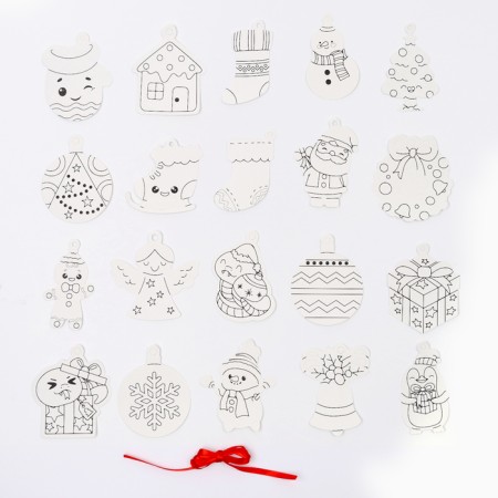 Set for creativity "Christmas toys", cardboard, with application-2