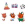 Wooden toy "Three cats" Magnetic board, 15 × 15 cm