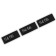 Textile strip "54-56", 5 x 1.1 cm, black color