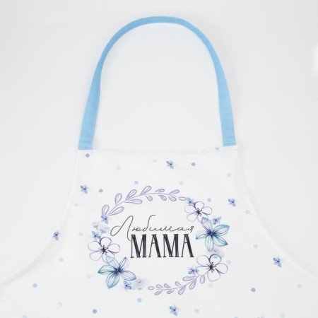 Apron "Ethel" forget -me -not 60*70 cm, 100% cotton, sarzha 190 g/m2-7