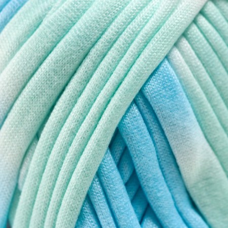Knitted yarn 95% cotton, 5% elastan "Lentino melange" 100 g 30 m color 21-3