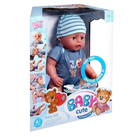 Pups functional "My baby", drinks, pisses, with accessories-12
