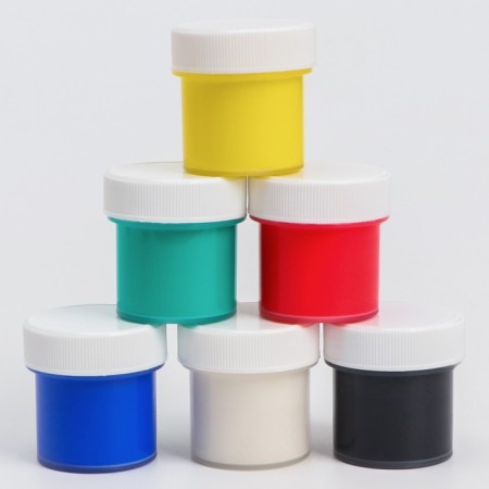 Gouache 6 colors of 10 ml, wheelbarrows-1