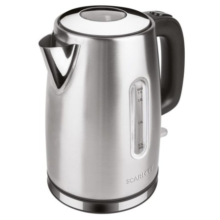 Electric kettle Scarlett SC-EK21S68, metal, 1.7 l, 2200 watts, silver