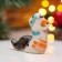 New Year. Souvenir "Snake Motya" 5.5 × 7.5 cm, gzhel, color