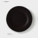 Porcelain plate Carbone, D = 20 cm, black color