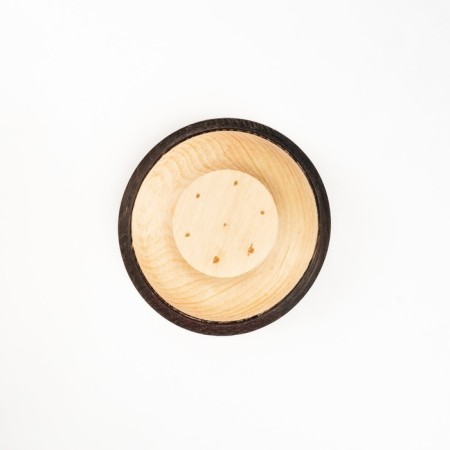 Bulk deep MAGISTRO wooden, 18 cm, 500 ml, from a solid array of cedar-5