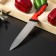 Knife - boss of the shade of Bull, blade 20.5 cm, red color