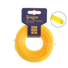 Tundra trimmer fishing line, star section, d = 3 mm, 15 m, nylon