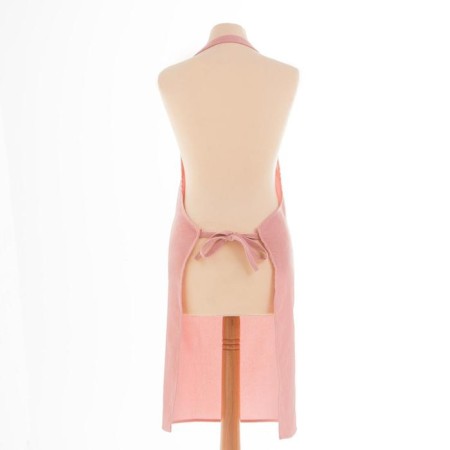 Apron Ethel "Classic" color pink 65x80cm, 100%PE, velor-6
