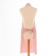 Apron Ethel "Classic" color pink 65x80cm, 100%PE, velor