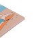 Notebook A6+, 64 sheets in the cage "On the beach", integral cover, matte lamination, block 65g/m2