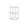Rabberry Cube 2, 400 x 400 x 782, Black Muar/Dub Sonoma