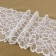 Lace elastic fabric, 170 mm × 23 ± 1 m, white color