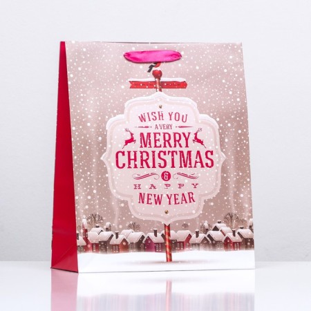 Laminated package "New Year" 26 x 32 x 12